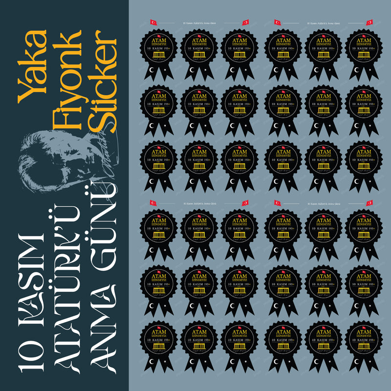 10 Kasım Fiyonk Sticker Set-zoom-