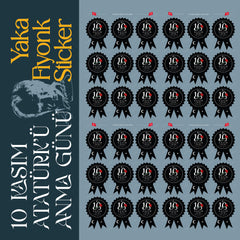 10 Kasım Fiyonk Sticker Set - pinoobi