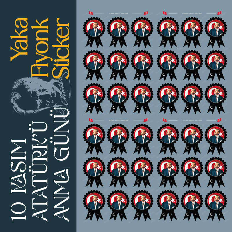 10 Kasım Fiyonk Sticker Set-zoom-