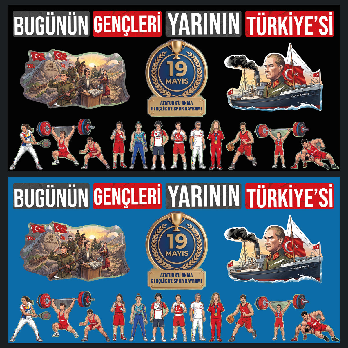 19 Mayıs Atatürk'ü Anma Gençlik ve Spor Bayramı Panosu-2