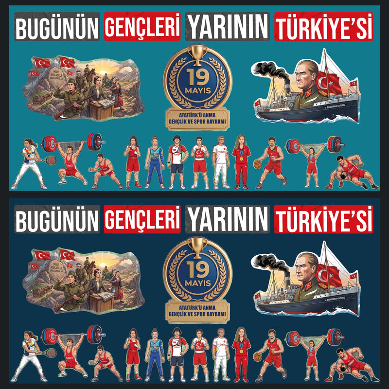 19 Mayıs Atatürk'ü Anma Gençlik ve Spor Bayramı Panosu-zoom-