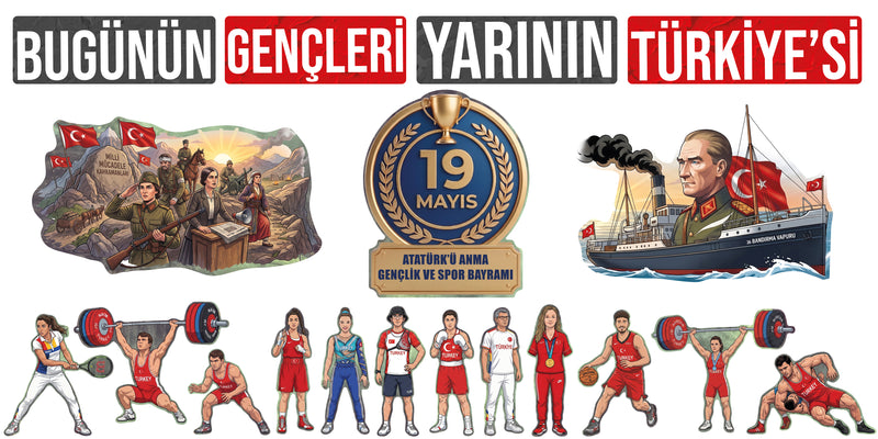 19 Mayıs Atatürk'ü Anma Gençlik ve Spor Bayramı Panosu-zoom-