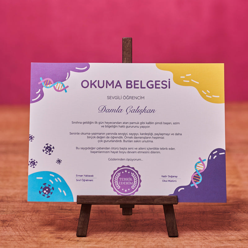 Okuma Belgesi Seti (Bilim ve DNA)-zoom-