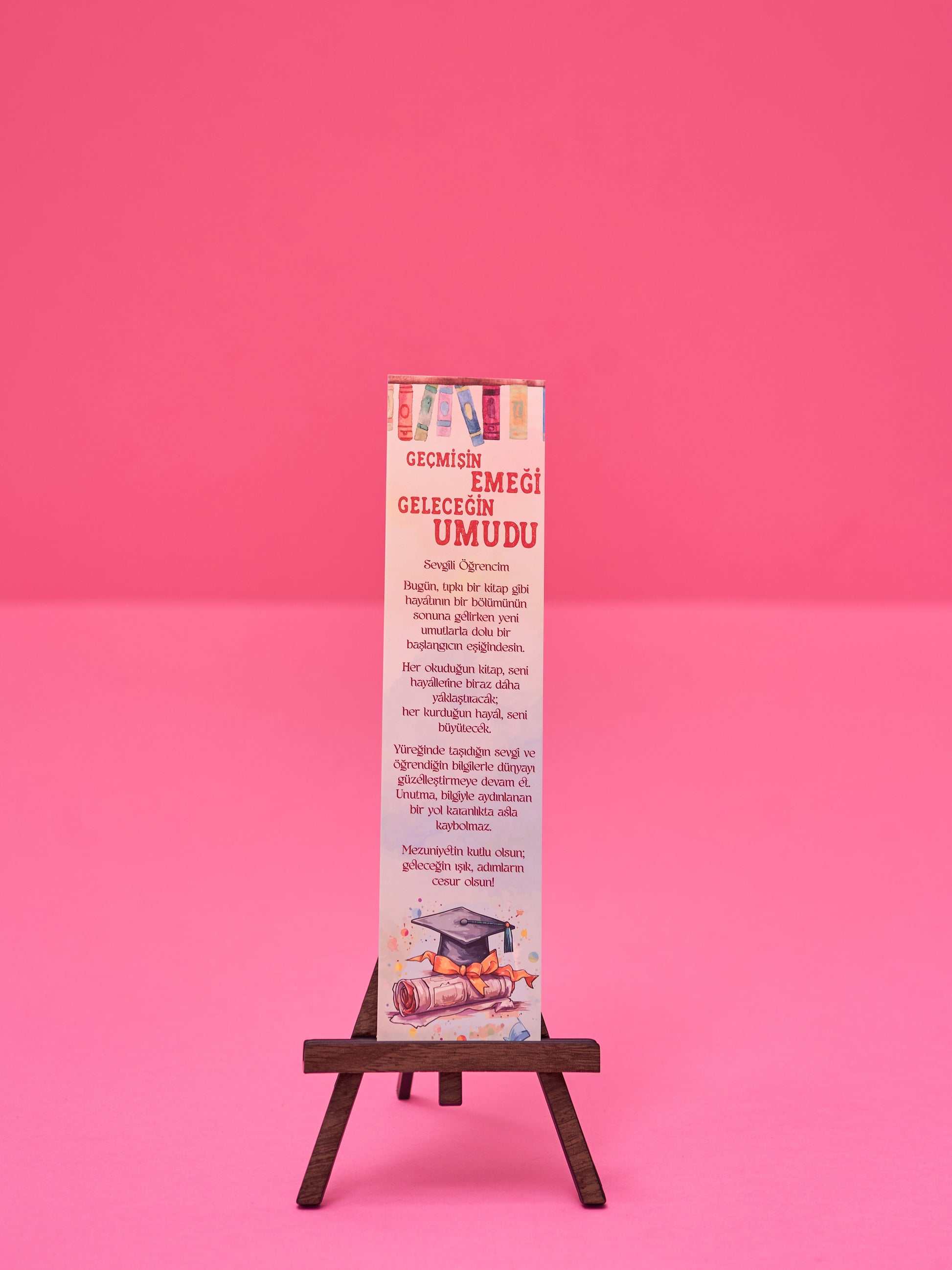 Mezun Oldum Kitap Ayracı-1