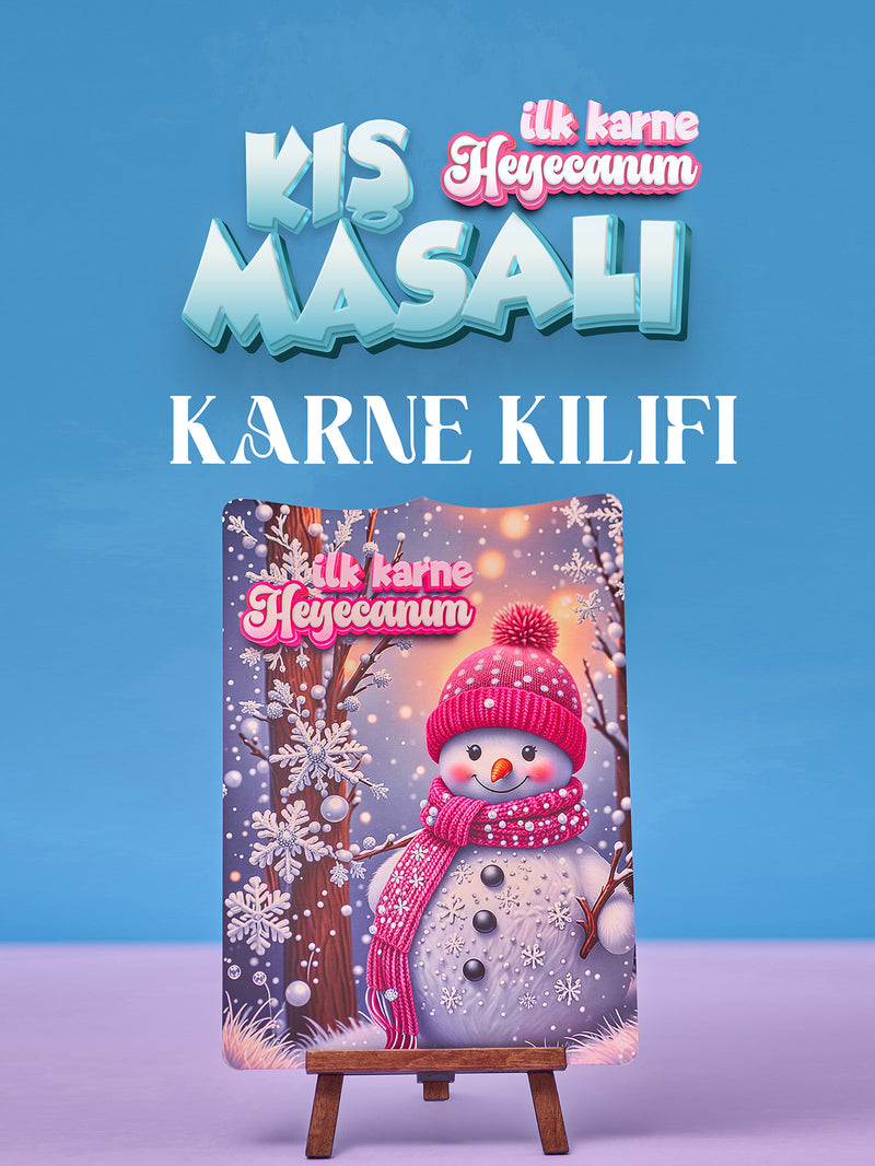 Kış Masalı Karne / Gelişim Raporu Kılıfı (İlk Karne Heyecanım) (Set Değildir)-zoom-