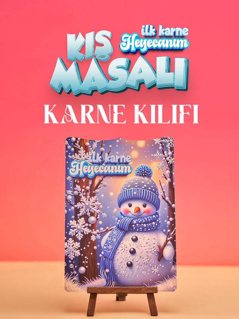 Kış Masalı Karne / Gelişim Raporu Kılıfı (İlk Karne Heyecanım) (Set Değildir)-zoom-