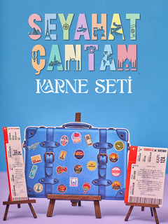Seyahat Çantası Karne/Gelişim Raporu Kılıfı - pinoobi