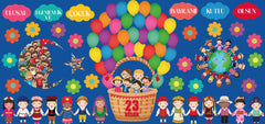 23 Nisan Çocuk Bayramı Pano - pinoobi