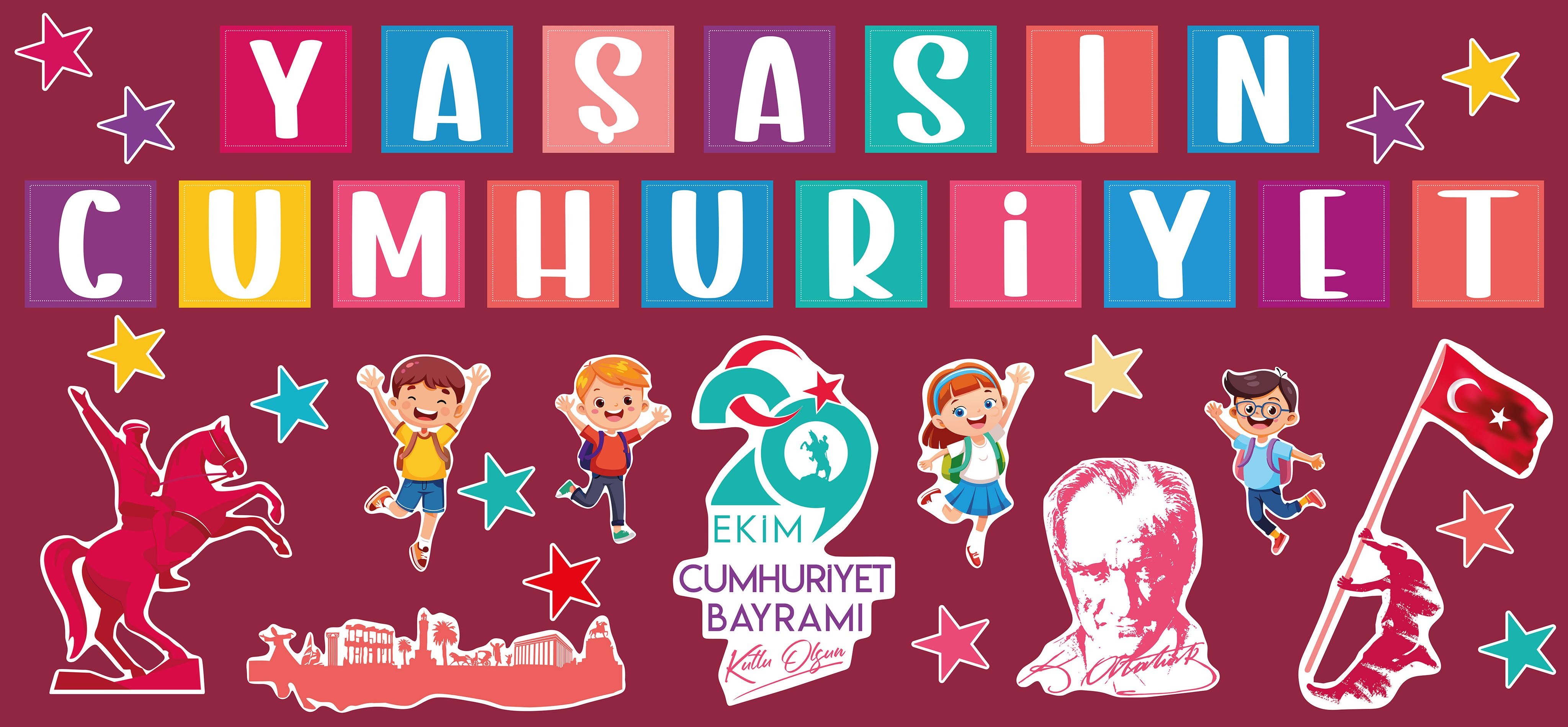 29 Ekim Cumhuriyet Bayramı Panosu - pinoobi