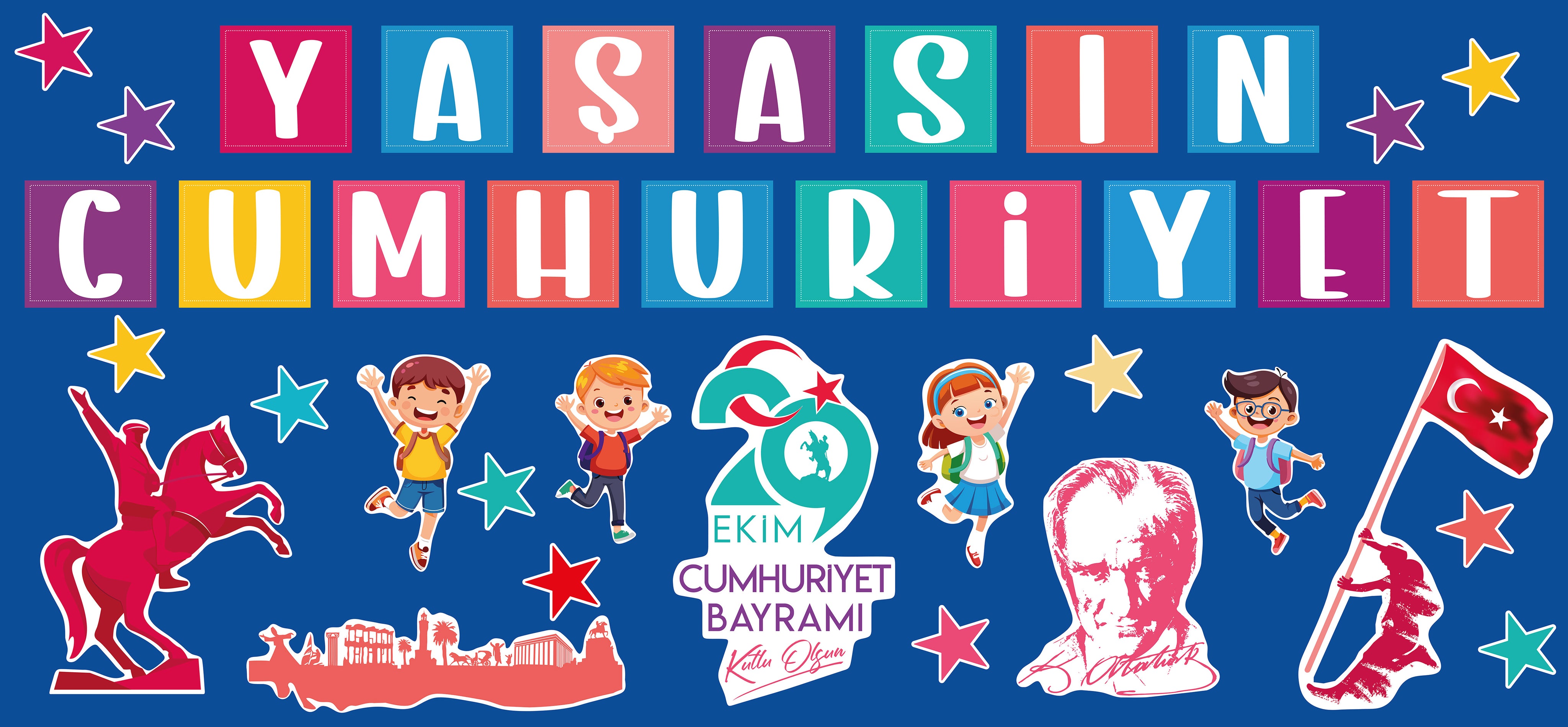 29 Ekim Cumhuriyet Bayramı Panosu - pinoobi