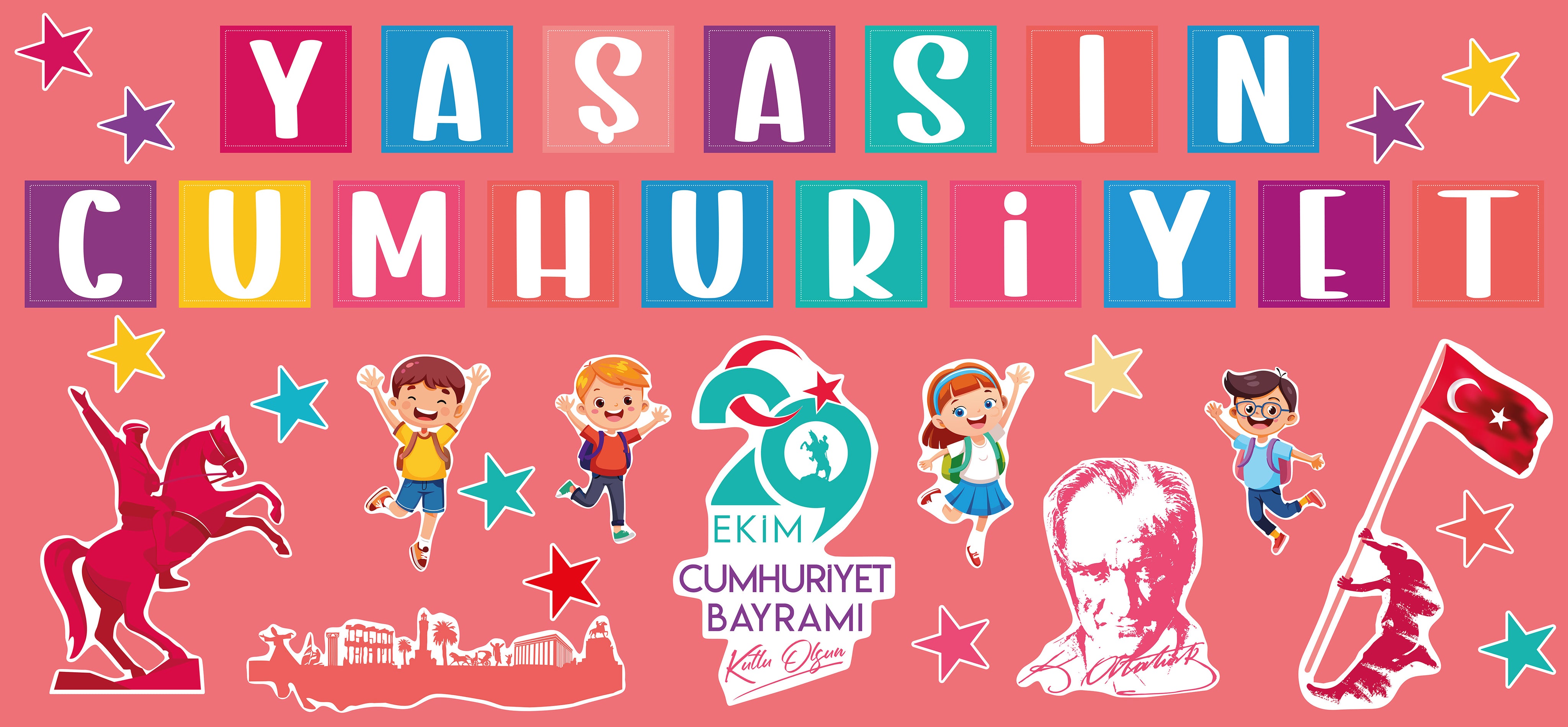 29 Ekim Cumhuriyet Bayramı Panosu - pinoobi