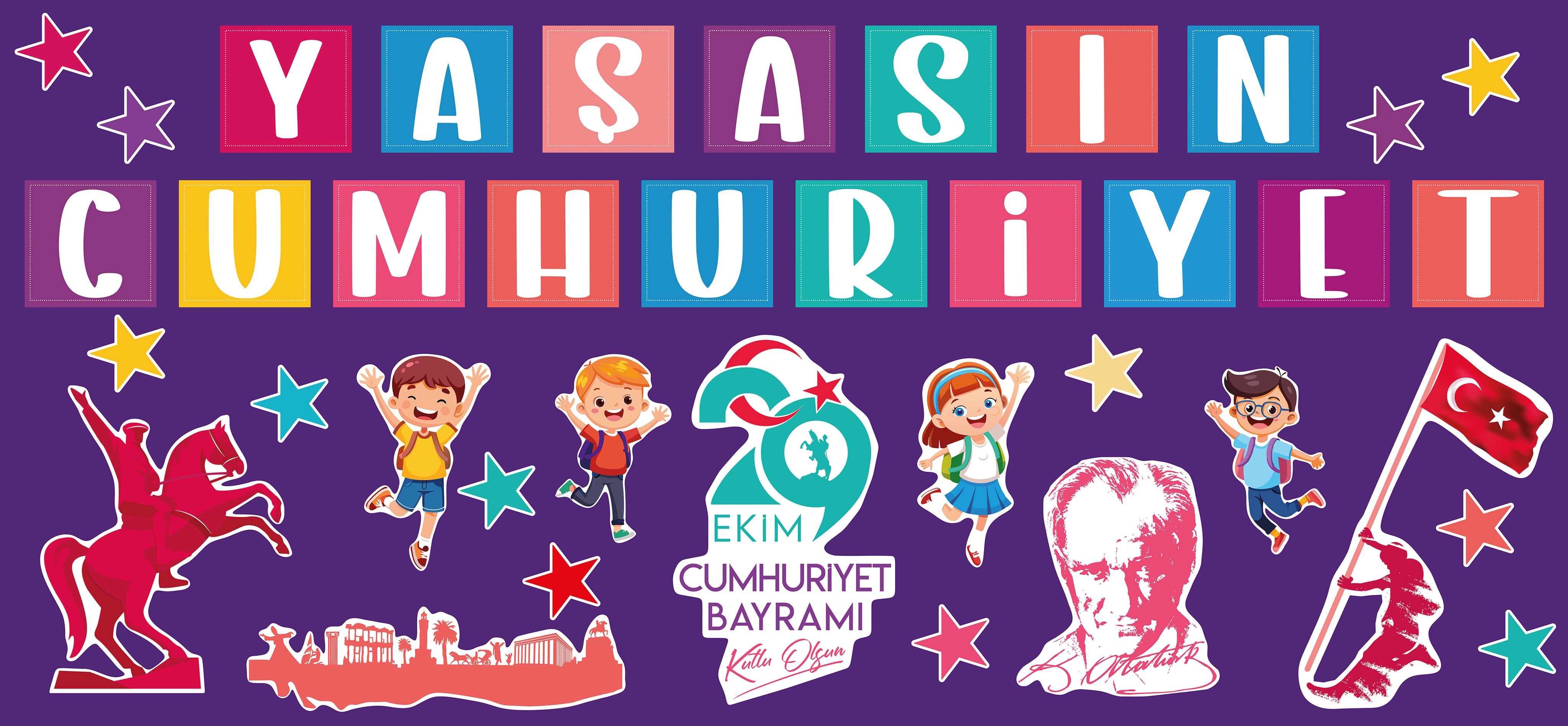 29 Ekim Cumhuriyet Bayramı Panosu - pinoobi