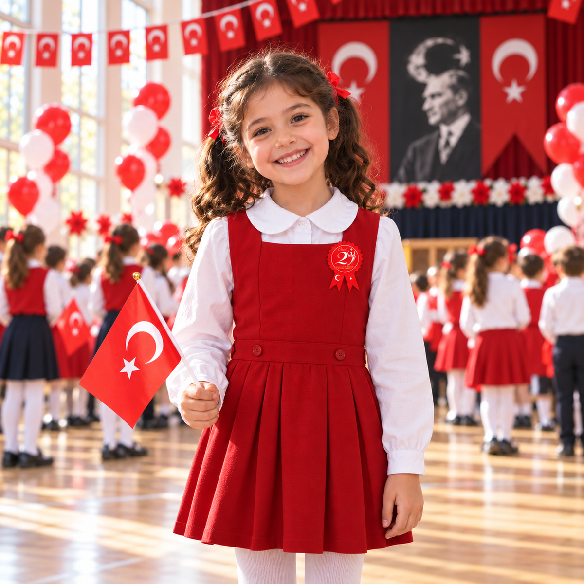 29 Ekim Cumhuriyet Bayramı Fiyonk Sticker Seti