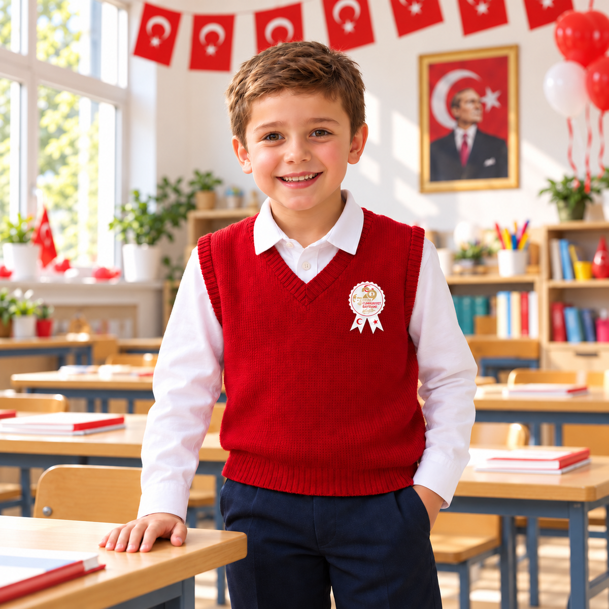 29 Ekim Cumhuriyet Bayramı Fiyonk Sticker Seti-10