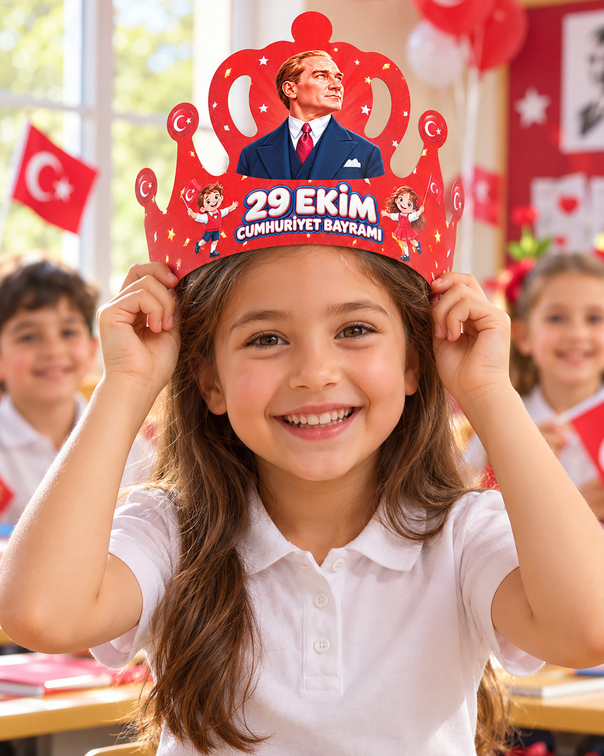 29 Ekim Cumhuriyet Bayramı Öğrenci Tacı