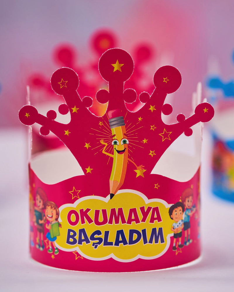 Okumaya Başladım Taç-zoom-