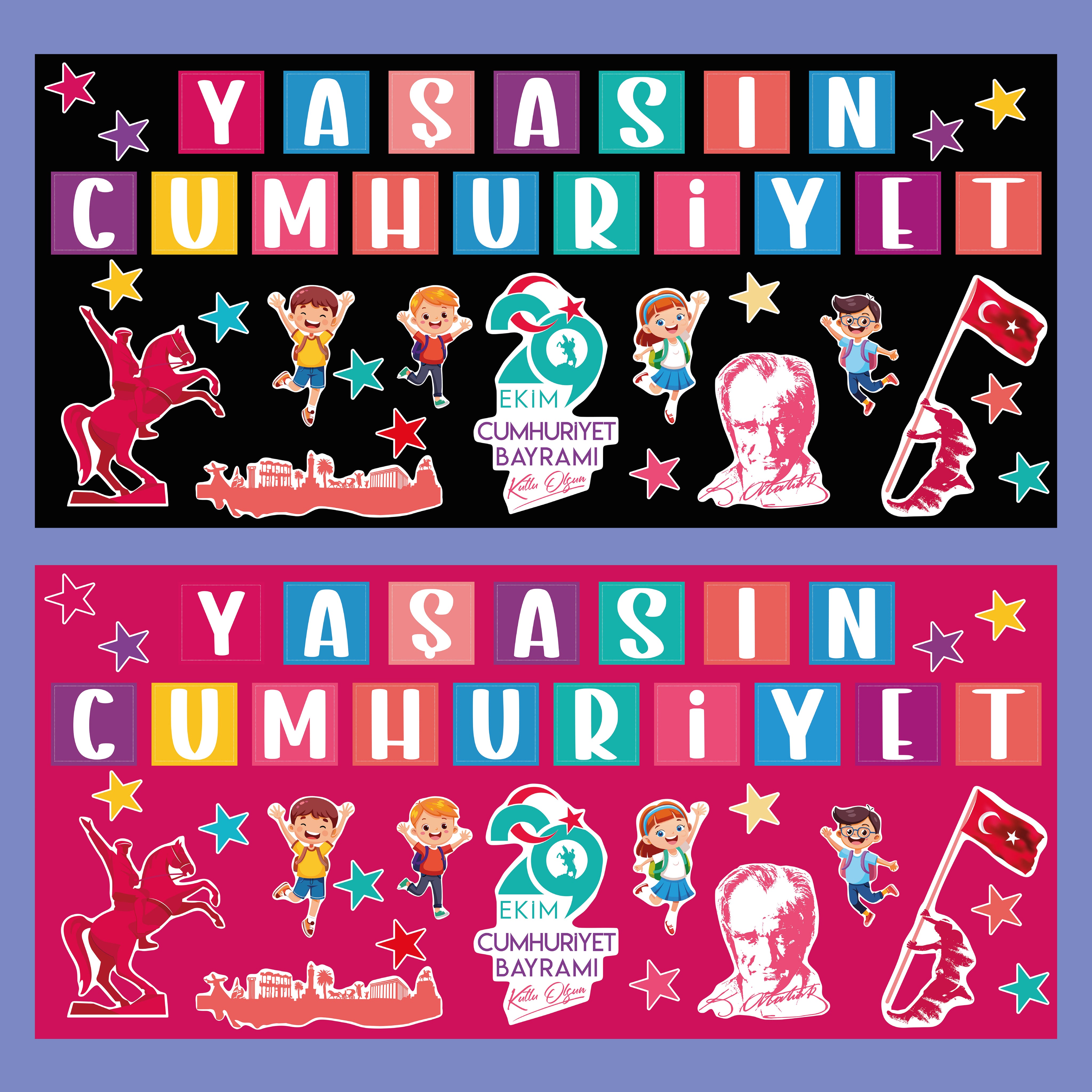 29 Ekim Cumhuriyet Bayramı Panosu - pinoobi