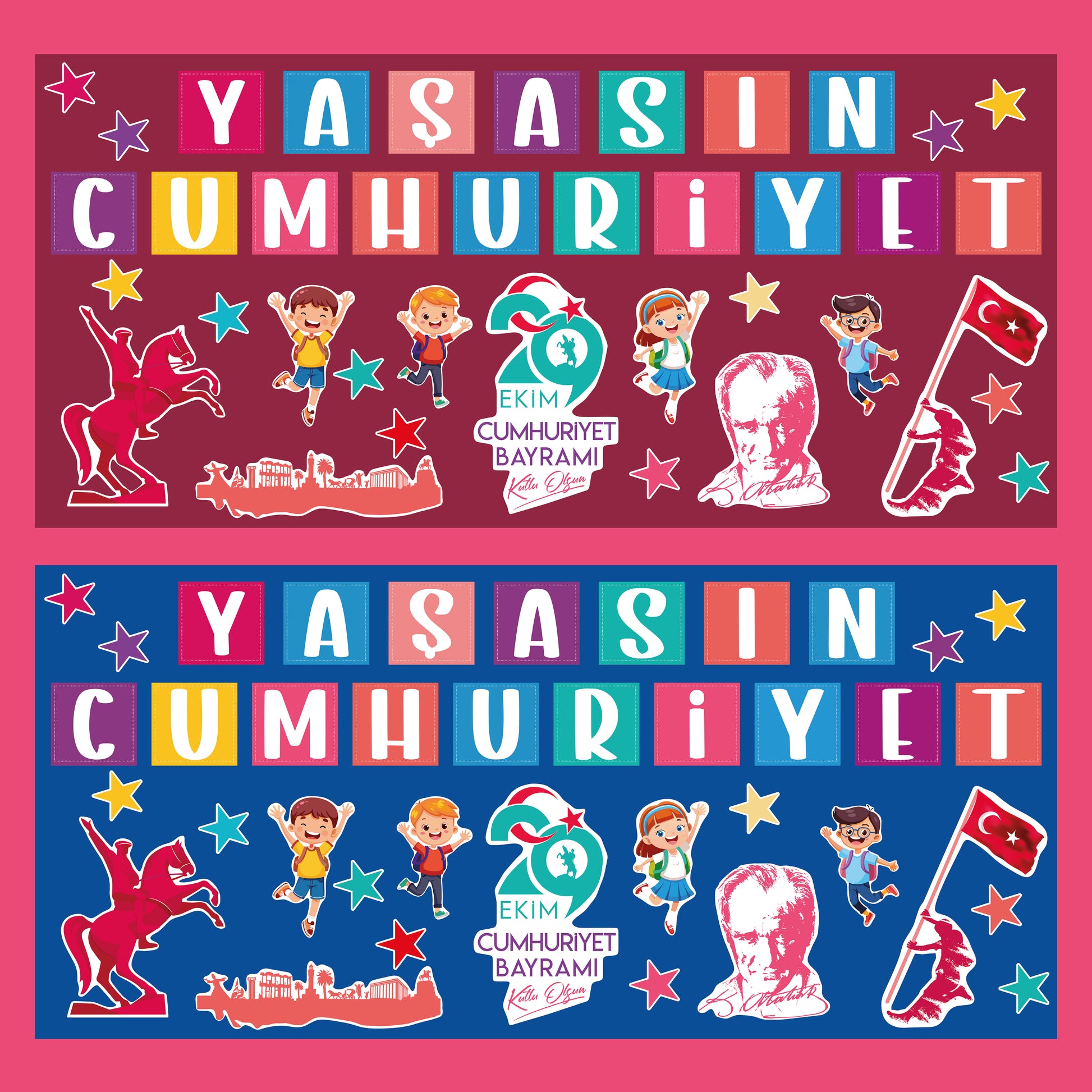 29 Ekim Cumhuriyet Bayramı Panosu - pinoobi