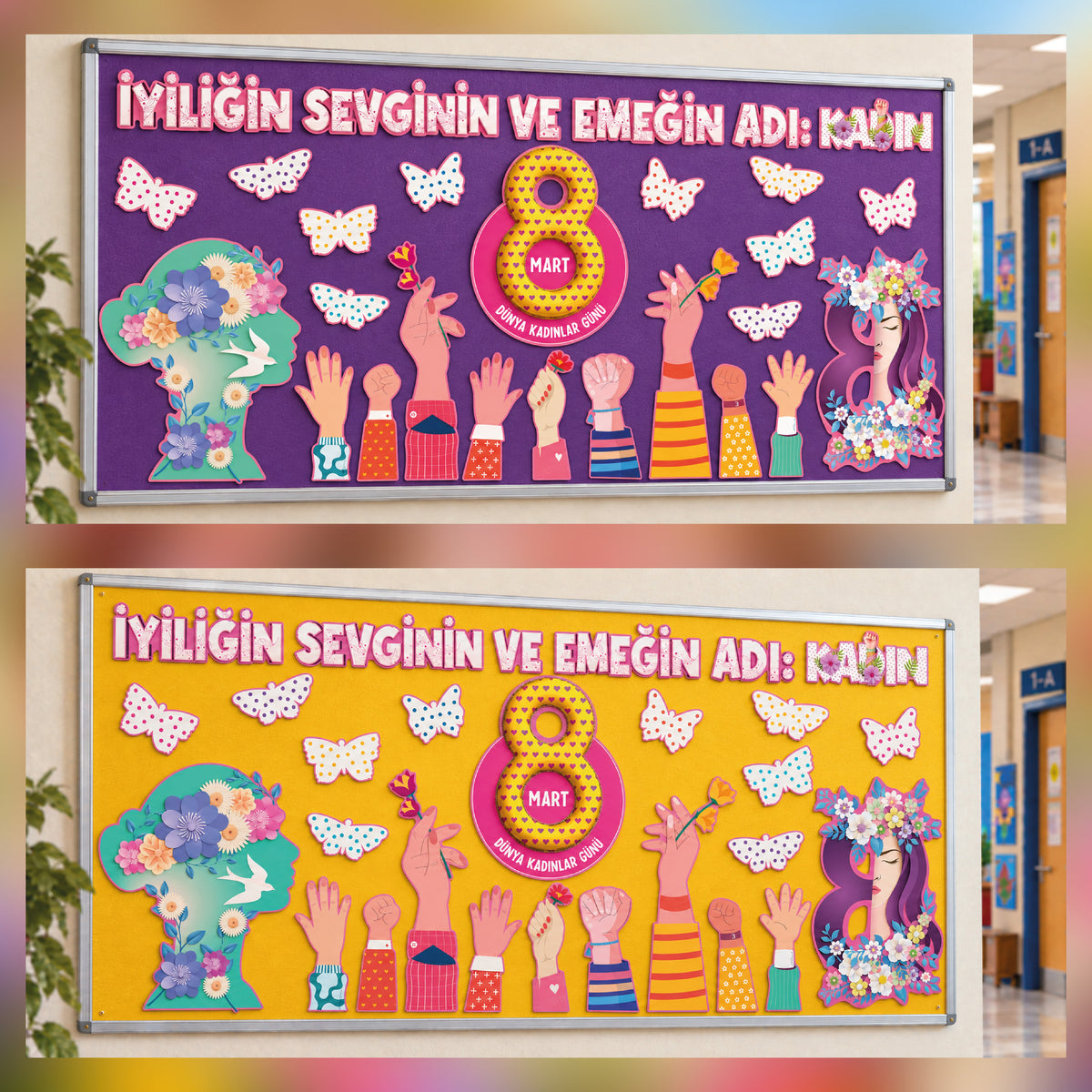 Yıl Boyu Sınıf ve Okul Panoları Seti (12 Temalı Dev Koleksiyon - 170x80 cm)-6