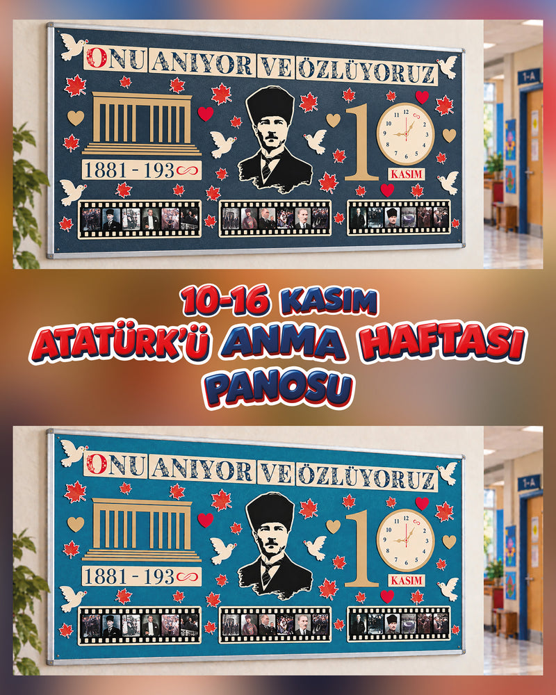 10 Kasım Atatürk'ü Anma Günü Panosu-zoom-