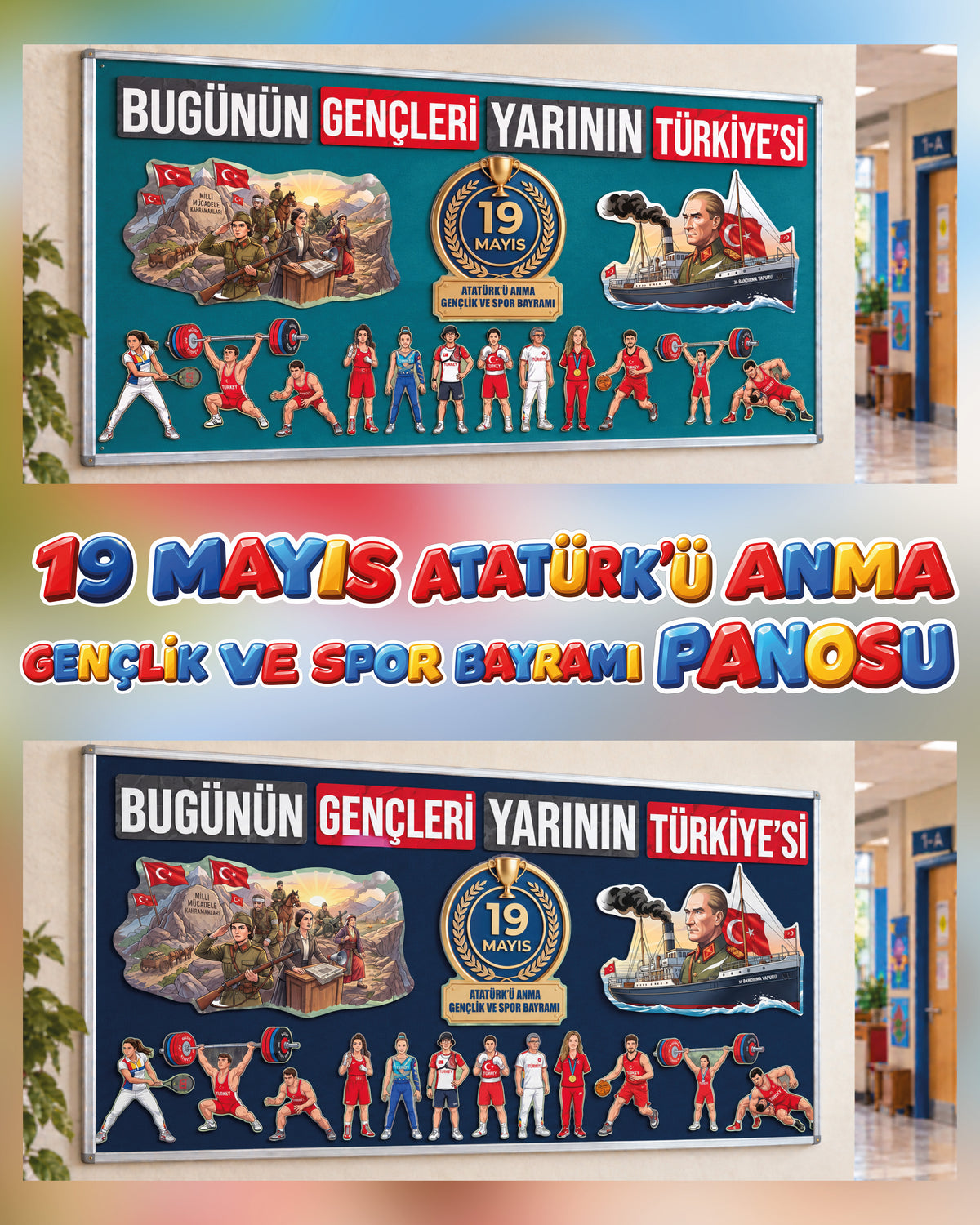 19 Mayıs Atatürk'ü Anma Gençlik ve Spor Bayramı Panosu-zoom-1