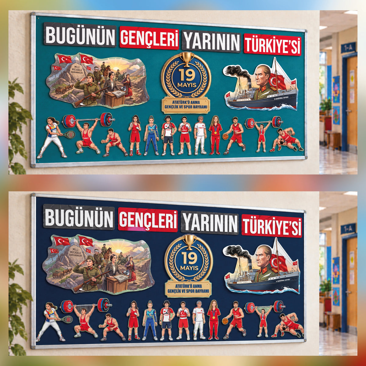 19 Mayıs Atatürk'ü Anma Gençlik ve Spor Bayramı Panosu-4