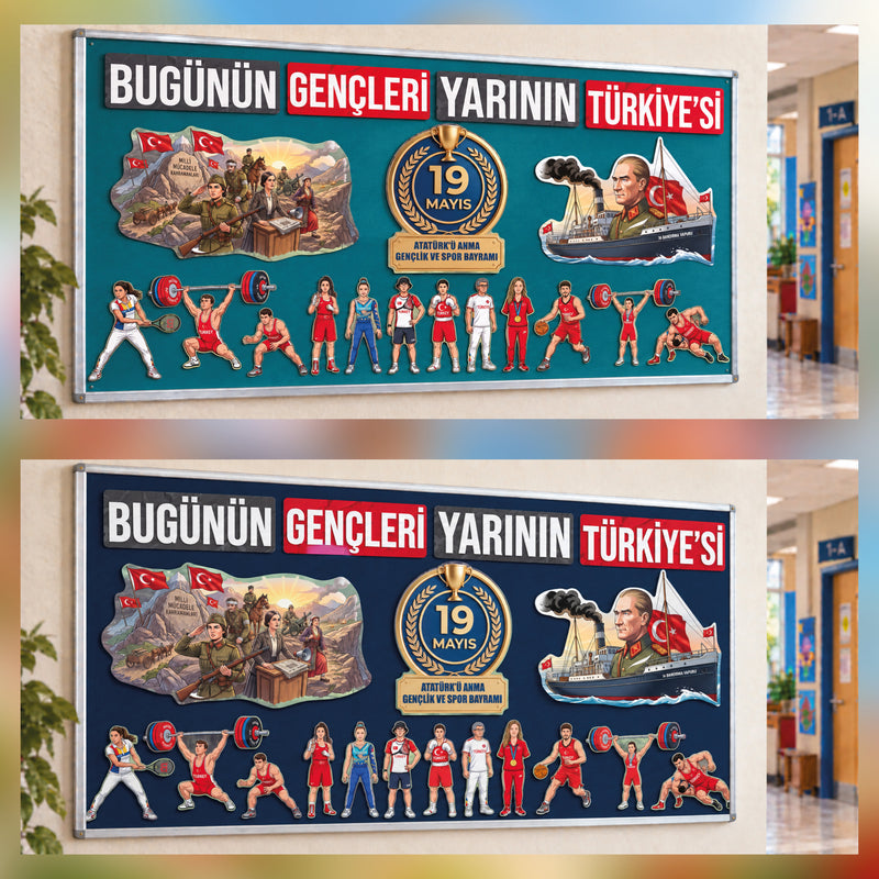 19 Mayıs Atatürk'ü Anma Gençlik ve Spor Bayramı Panosu-zoom-