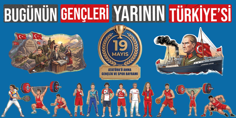 19 Mayıs Atatürk'ü Anma Gençlik ve Spor Bayramı Panosu-zoom-