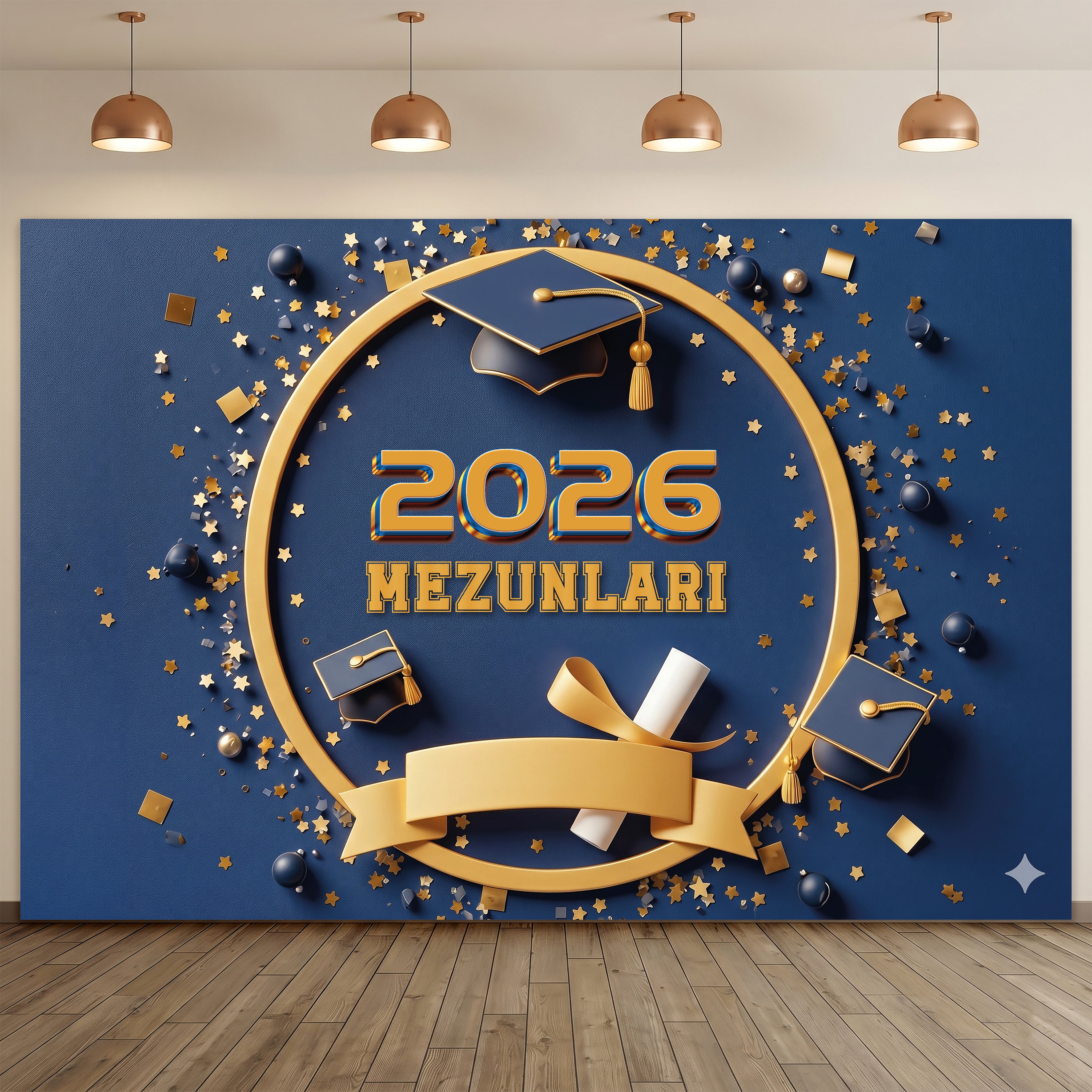Mezuniyet Fotoğraf Çekim Dekoru (Büyük-Toplu Çekim)-zoom-1