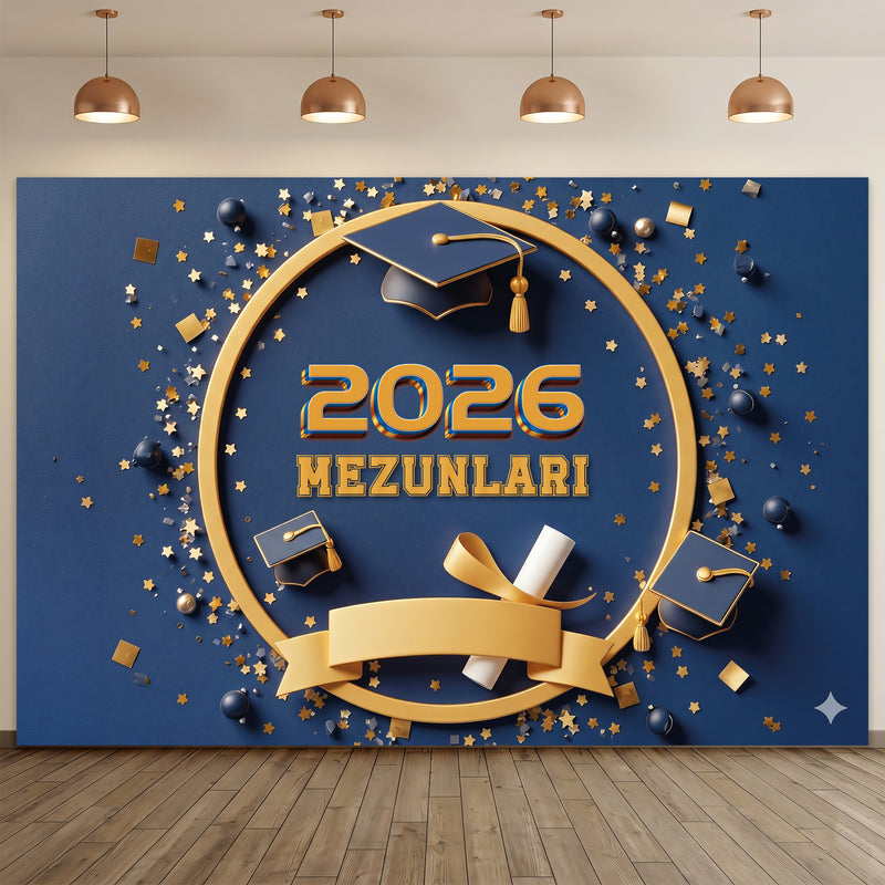 Mezuniyet Fotoğraf Çekim Dekoru (Büyük-Toplu Çekim)-zoom-