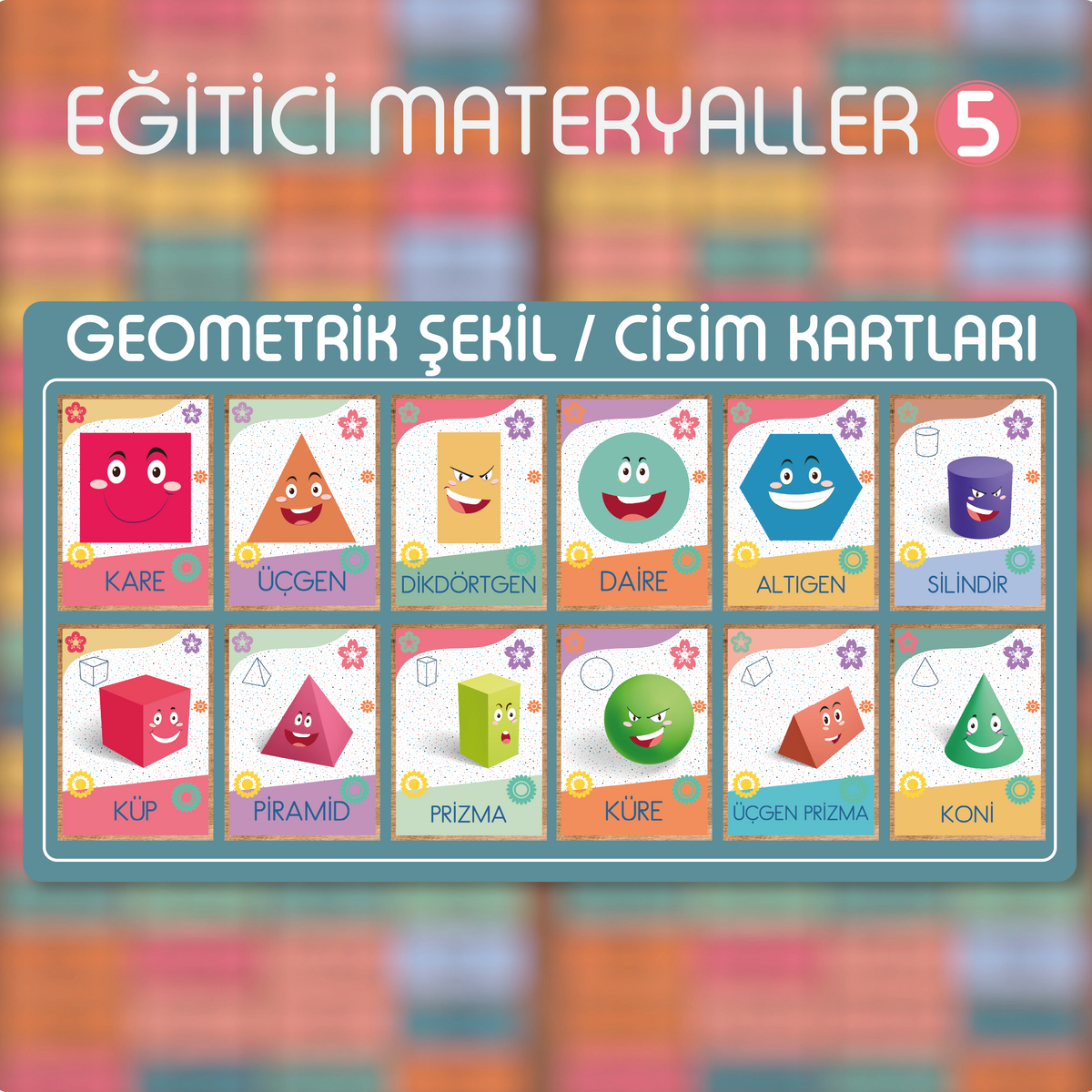 440 Parça İlkokul Eğitici Materyal Seti-zoom-7