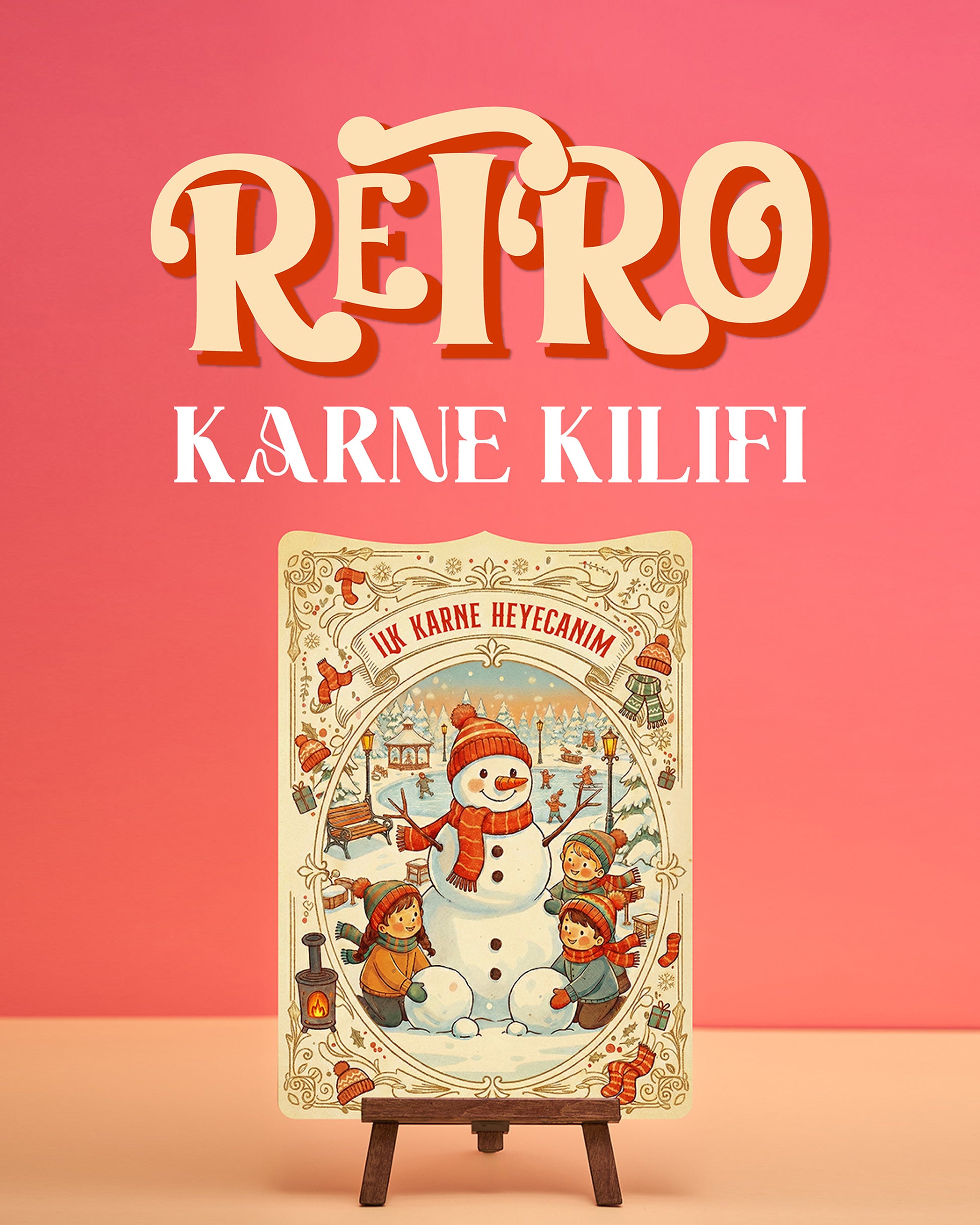 Retro Karne ve Gelişim Raporu Kılıfı - pinoobi