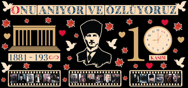 10 Kasım Atatürk2ü Anma Günü Panosu-zoom-
