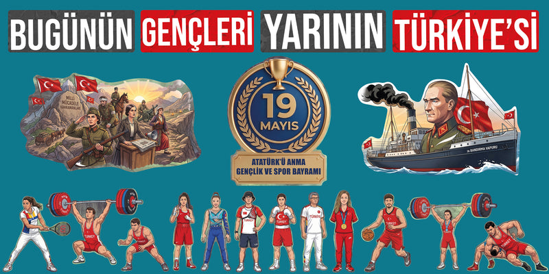 19 Mayıs Atatürk'ü Anma Gençlik ve Spor Bayramı Panosu-zoom-
