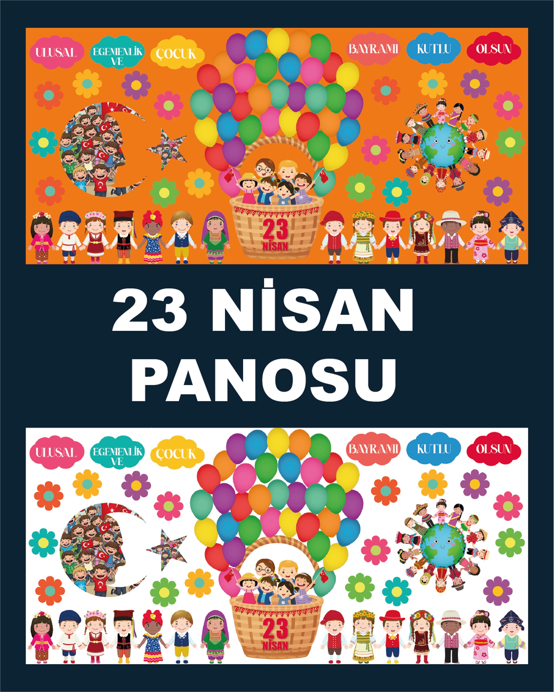 23 Nisan Çocuk Bayramı Pano - pinoobi