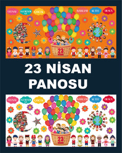 23 Nisan Çocuk Bayramı Pano - pinoobi