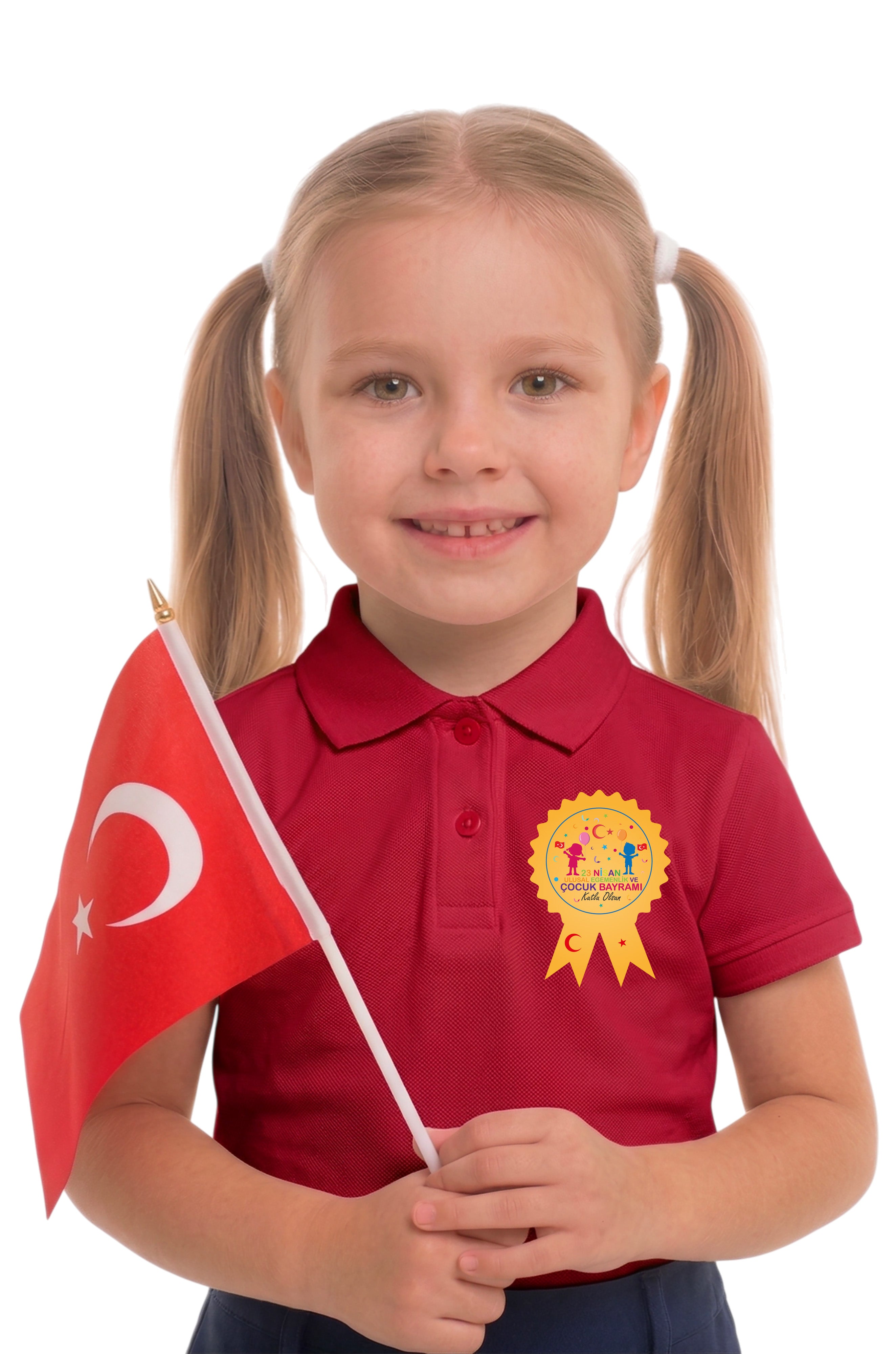 23 Nisan Yaka Fiyonk Sticker Set - pinoobi